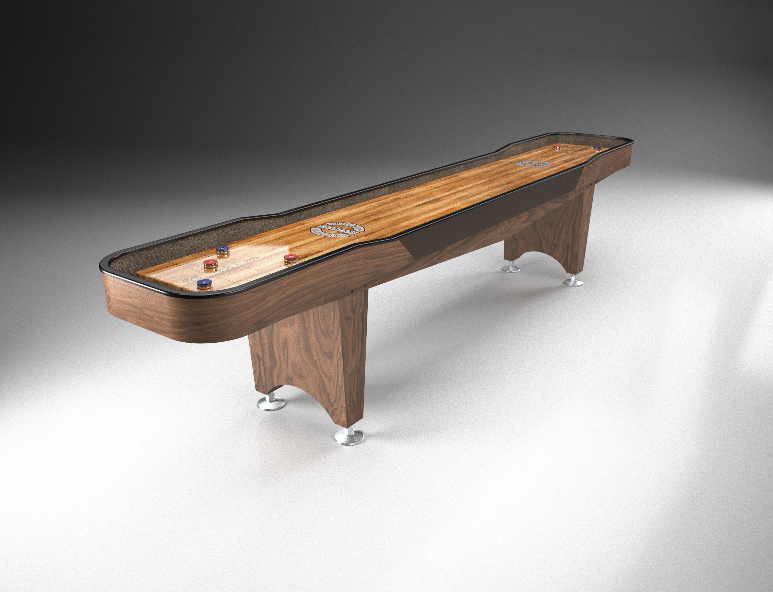 Champion Shuffleboard Bar and Game Room Shuffleboard Qualifier 12 Foot